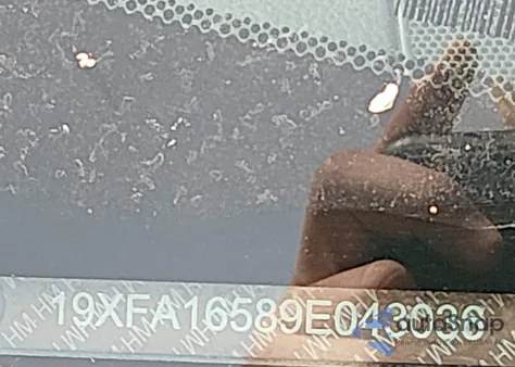 2009 Honda Civic Lx z USA, uszkodzony, nr VIN 19XFA16589E043036